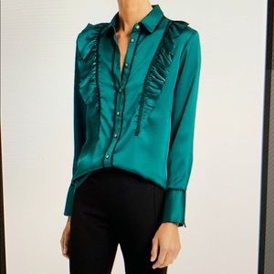 Banana Republic Peacock Dillion Fit Blouse